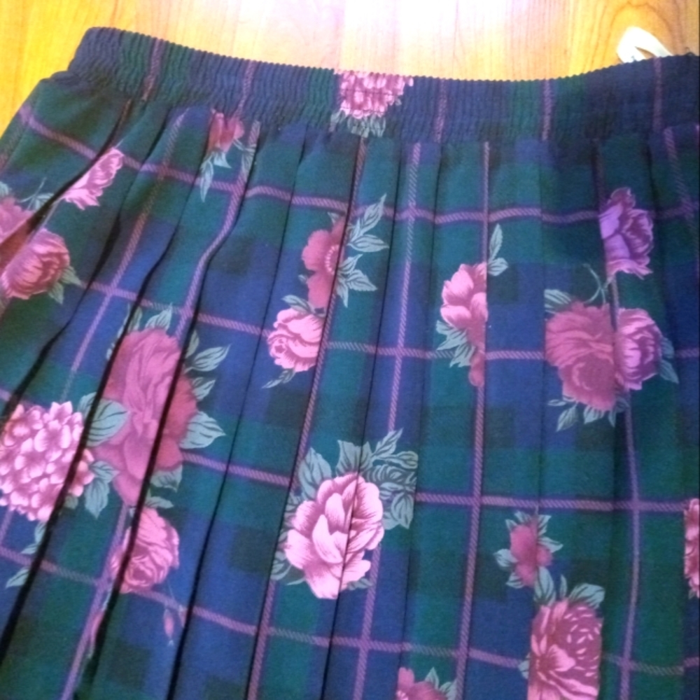 Tan Jay Plaid Skirt